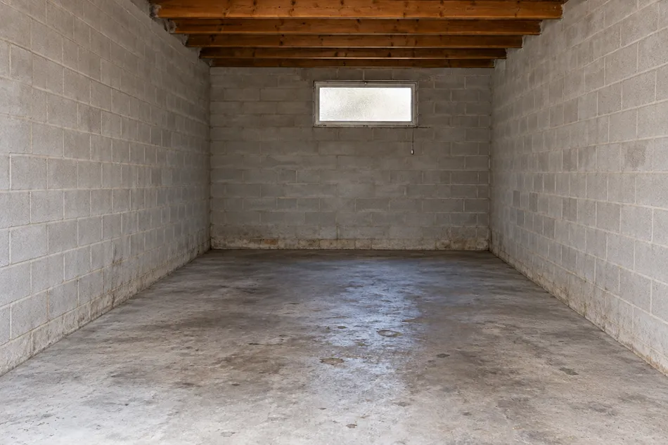 Garage dégagé